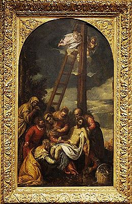 La déposition du Christ by Benedetto Caliari - Auction record, sale price, and art valuation. Compare with similar artists and explore comparable artworks.