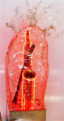 Sax and clarinet, Unique sculpture