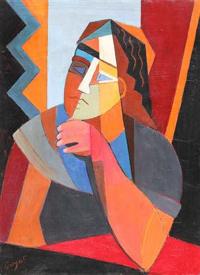 Jeune fille by Jacques Henri Guyot - Auction record, sale price, and art valuation. Compare with similar artists and explore comparable artworks.
