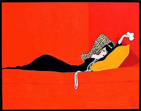Sample artwork by Rene Gruau (1909 - 2004), known for fashion illustration, poster design - View similar artists and auction records