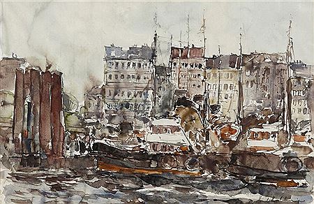 Schlepper im Hamburger Hafen