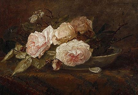 Stillleben mit Rosen