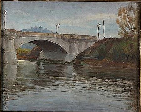 Bridge over the Tiber by Angelo Rossi - Auction record, sale price, and art valuation. Compare with similar artists and explore comparable artworks.