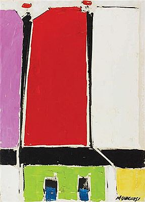 Sample artwork by Sante Monachesi (1910 - 1991), known for painting and sculpture - View similar artists and auction records