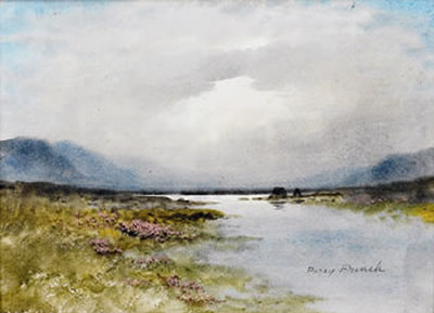 The Mountains of Mourne by Percy (William Percy) French - Auction record, sale price, and art valuation. Compare with similar artists and explore comparable artworks.