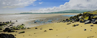 Dublin Bay at Low Tide from Ringsend