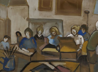 Drawing Class at Kensington