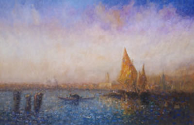Sample artwork by Laszlo Michael Ritter (1937 - 2003), known for landscape painting - View similar artists and auction records