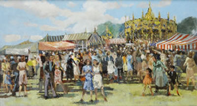 Fun at the Fair by James Le Jeune - Auction record, sale price, and art valuation. Compare with similar artists and explore comparable artworks.