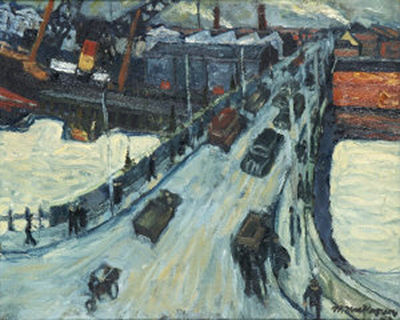 Sample artwork by Martin Mac Keown (1931 - 2003), known for landscape painting - View similar artists and auction records