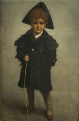 Boy with a Cane