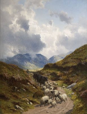 The Way Home - Mountain Landscape