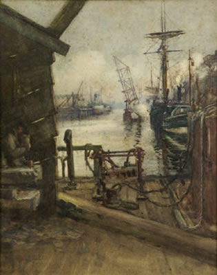 Sample artwork by Kate (Wise) Dobbin (1868 - 1955), known for floral still life and landscape painting - View similar artists and auction records