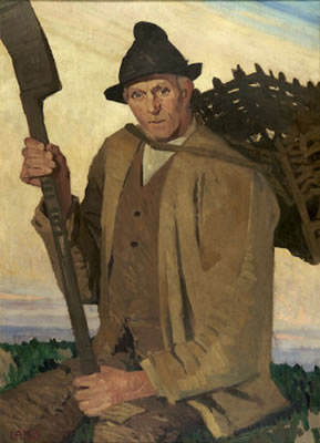 Sample artwork by Charles Vincent Lamb (1893 - 1964), known for landscape, portrait and figure painting, teaching - View similar artists and auction records