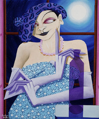 Wicked Woman by Jonathan Knuttel - Auction record, sale price, and art valuation. Compare with similar artists and explore comparable artworks.