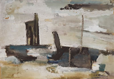 Maritime Abstract by Frans Minnaert - Auction record, sale price, and art valuation. Compare with similar artists and explore comparable artworks.