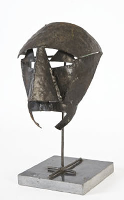 Portrait of Patrick McElroy: Viking Helmet (Self-Portrait)