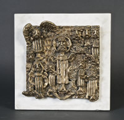 Christ with Angels (relief)