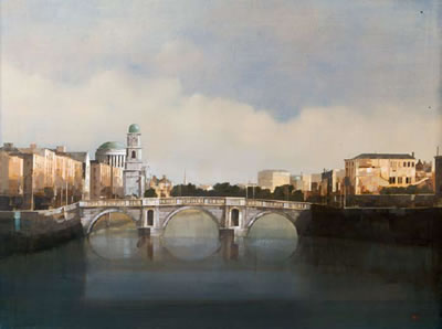 Looking Towards St. Pauls on the Quays