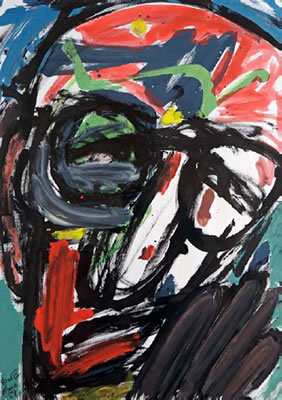 Head VII - homage to Patrick Kavanagh by Michael Kane - Auction record, sale price, and art valuation. Compare with similar artists and explore comparable artworks.