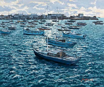 Boats at harbour