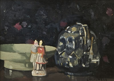 The Lustre Tea Pot (1936) by Helen Lillias Mitchell - Auction record, sale price, and art valuation. Compare with similar artists and explore comparable artworks.
