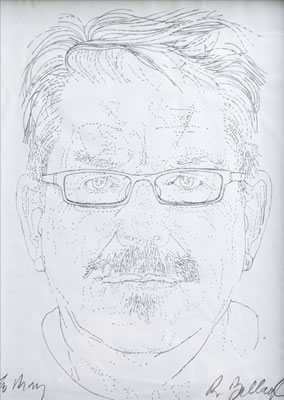 Portrait of Robert Ballagh: Self-portrait