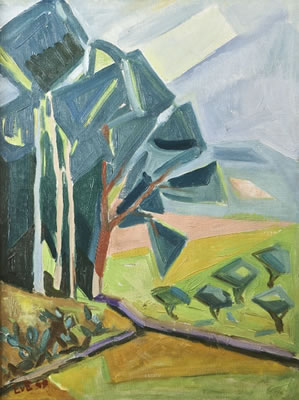 Landscape with Trees, Cote d'Azur by Ebba Von Essen - Auction record, sale price, and art valuation. Compare with similar artists and explore comparable artworks.