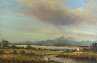 Evening, Dundrum Bay by Norman J McCaig - Auction record, sale price, and art valuation. Compare with similar artists and explore comparable artworks.