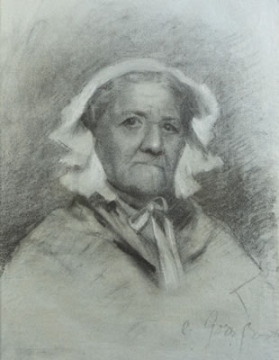 Portrait of an ElderlyWoman; Portrait of a Girl and Portrait of a Woman