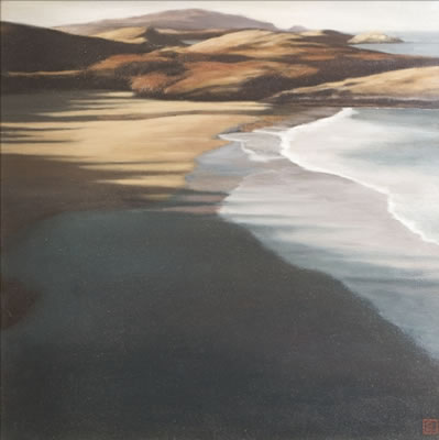 Beach on the Ards Penninsula by Guy Hanscomb - Auction record, sale price, and art valuation. Compare with similar artists and explore comparable artworks.