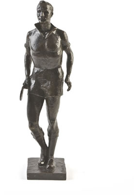 A Maquette for the Sculpture of Christy Ring, with Hurley in Hand by Yann Renard Goulet - Auction record, sale price, and art valuation. Compare with similar artists and explore comparable artworks.
