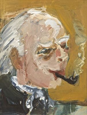 Portrait of Basil Blackshaw: Self-portrait