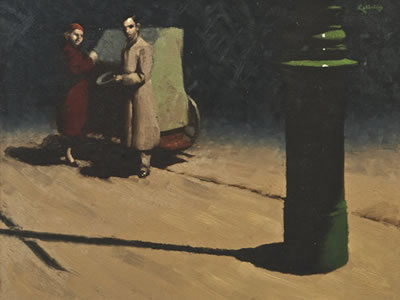 Organ Grinders by Cecil Galbally - Auction record, sale price, and art valuation. Compare with similar artists and explore comparable artworks.