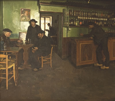 Interior of a Cafe (1908)