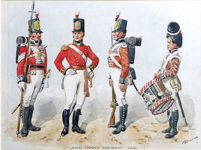 ''2nd Royal Tyrone Regiment, 1794''; ''2nd Royal Tyrone Regiment, 1798''; ''80th Royal Tyrone Fusiliers, 1856''; ''80th Royal Tyrone Fusiliers, 1872''; and two ''2nd Royal Tyrone Regiment, 1810'' (set of 6) by Richard Simkin - Auction record, sale price, and art valuation. Compare with similar artists and explore comparable artworks.