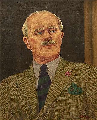 Portrait of Henry C O'Donnell: Self-portrait