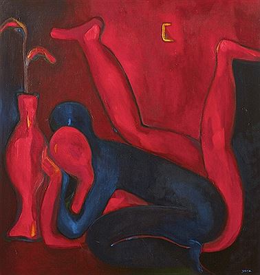 Sample artwork by Yona Caffrey (20th century), known for painting - View similar artists and auction records
