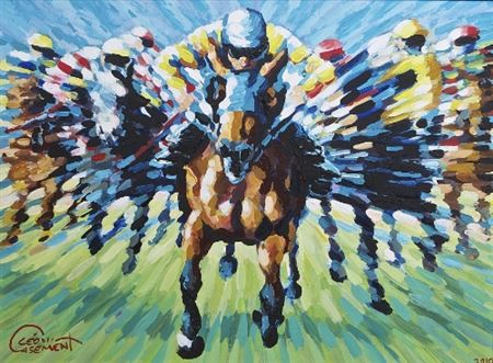 Starburst Winner by Leo Casement - Auction record, sale price, and art valuation. Compare with similar artists and explore comparable artworks.