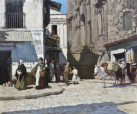 Near The Cathedral, Granada (1914)