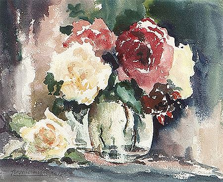 Rose Study II by George Pennefather - Auction record, sale price, and art valuation. Compare with similar artists and explore comparable artworks.