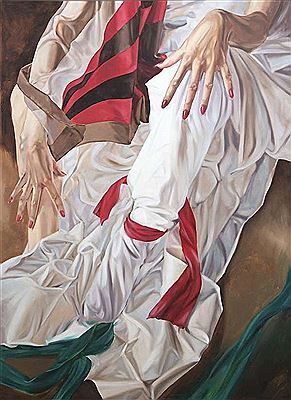 Wrapped Leg by John Keating - Auction record, sale price, and art valuation. Compare with similar artists and explore comparable artworks.