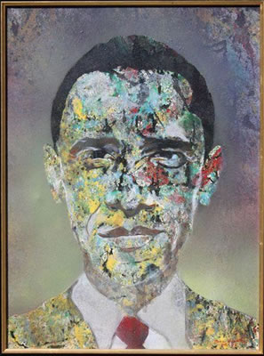 Obama - 2008 by Marc Giunta - Auction record, sale price, and art valuation. Compare with similar artists and explore comparable artworks.