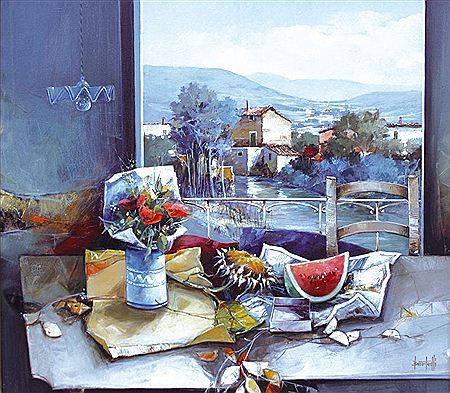 Uno sguardo verso valle by Romano Bertelli - Auction record, sale price, and art valuation. Compare with similar artists and explore comparable artworks.