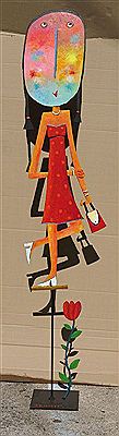 La robe rouge Sculpture