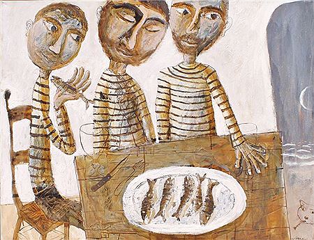 Sample artwork by Christian Pendelio (Born 1967), known for painting - View similar artists and auction records