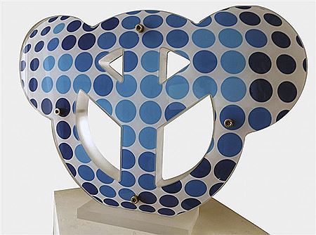 Peace & toon, modern blue