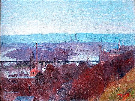Vue de Rouen.