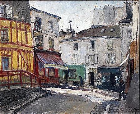Montmartre - 1935 by Georges Guido Filiberti - Auction record, sale price, and art valuation. Compare with similar artists and explore comparable artworks.