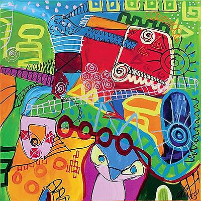 Acrylic by Line B - Auction record, sale price, and art valuation. Compare with similar artists and explore comparable artworks.